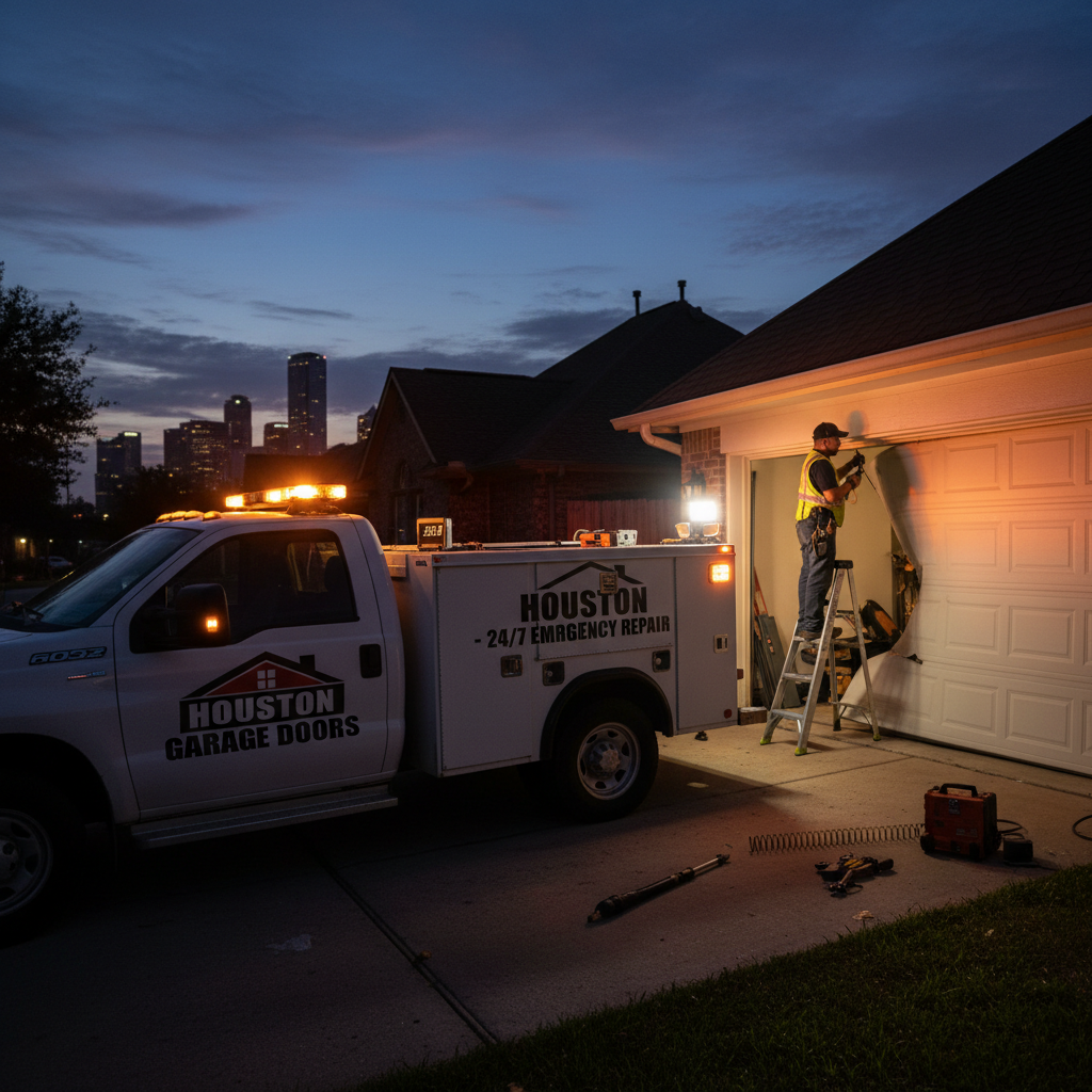 Same-day garage door service in Houston TX by Lemus Garage Door Services